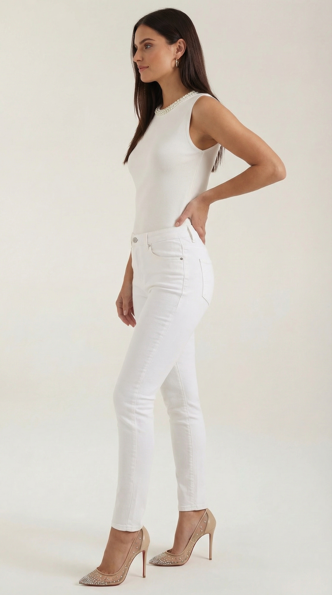 Rosalba Mouwloze Top
