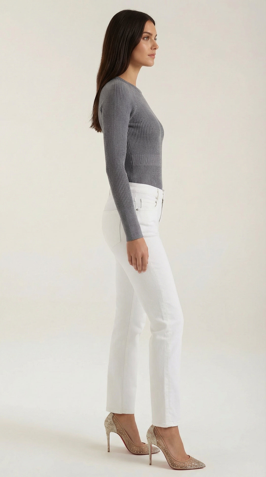 Samantha Rimpel Lange Mouwen Blouse