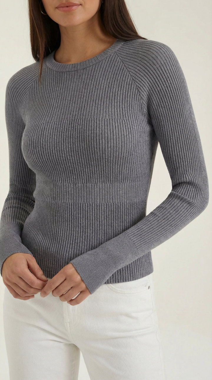 Samantha Rimpel Lange Mouwen Blouse