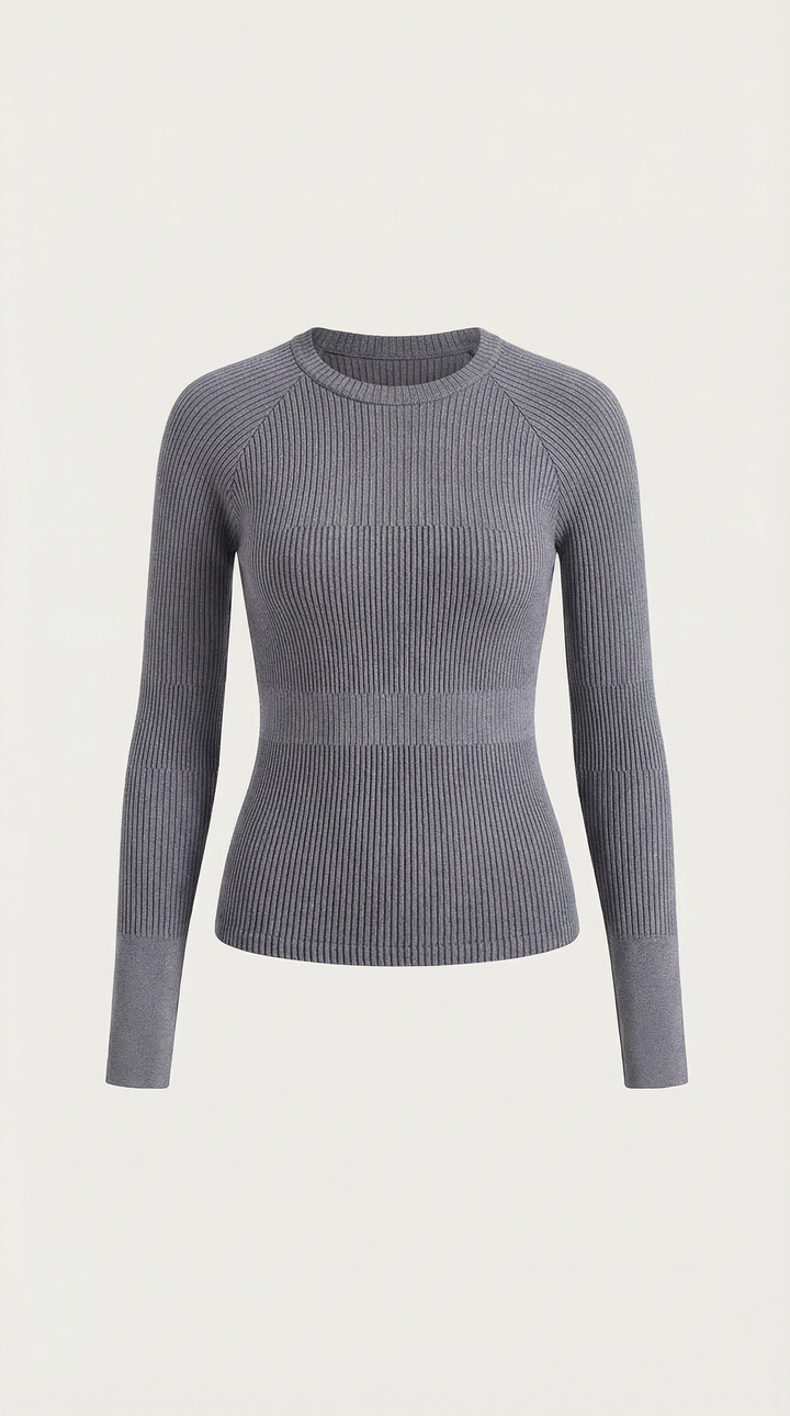 Samantha Rimpel Lange Mouwen Blouse