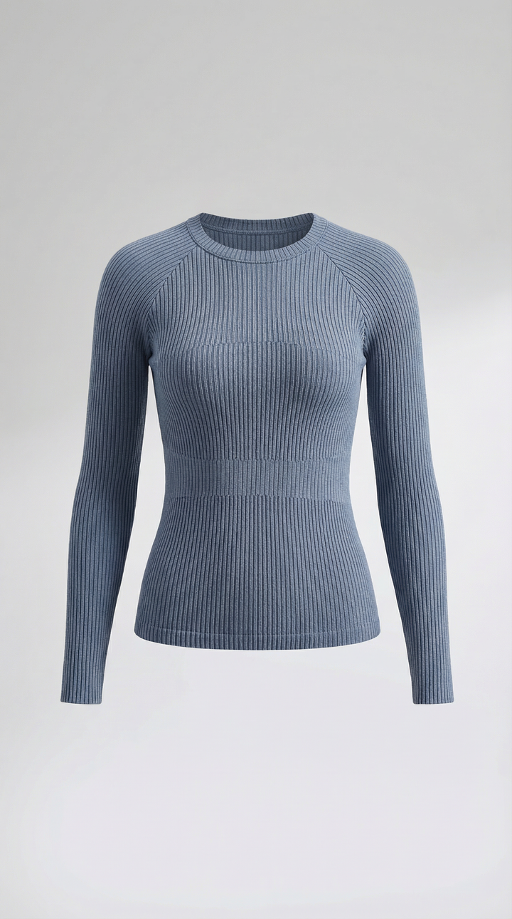 Samantha Rimpel Lange Mouwen Blouse