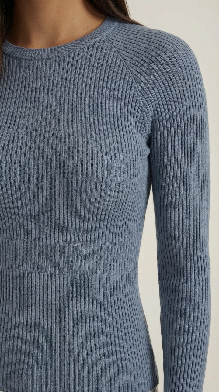 Samantha Rimpel Lange Mouwen Blouse