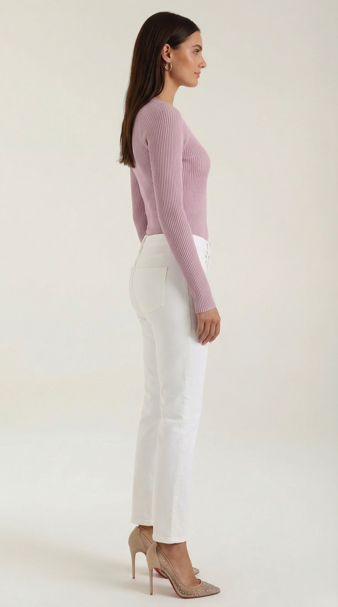Samantha Rimpel Lange Mouwen Blouse