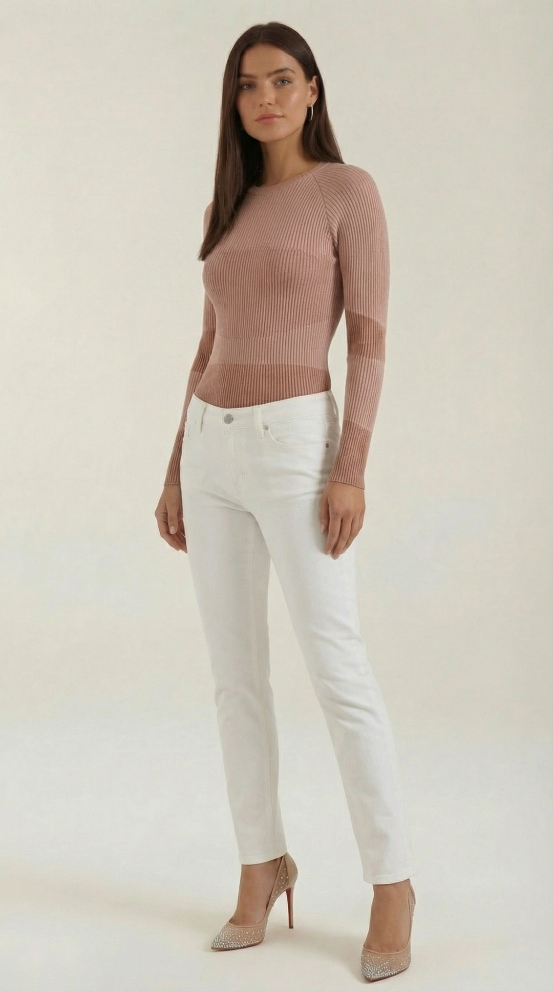 Samantha Rimpel Lange Mouwen Blouse