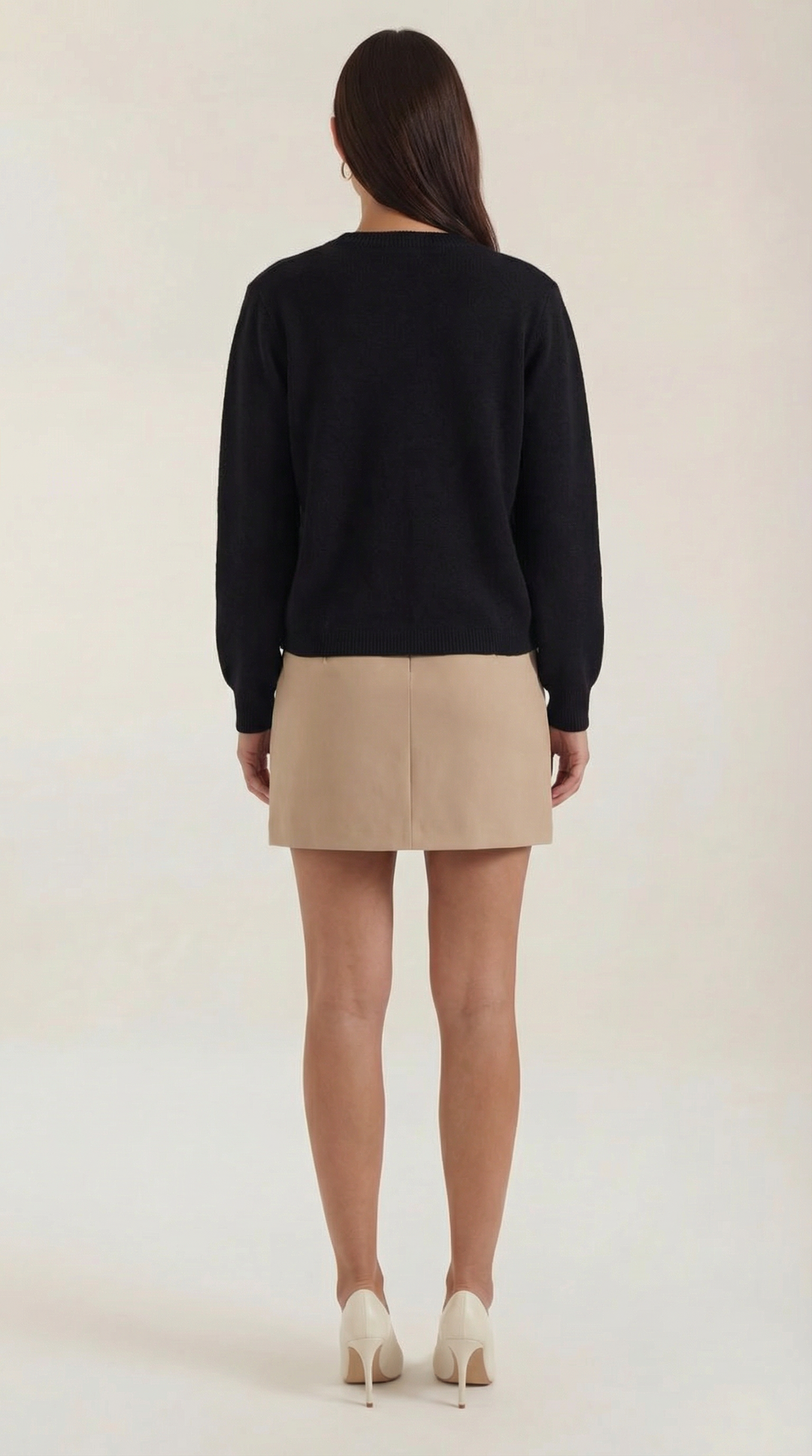 Gebreide cardigan met knopen