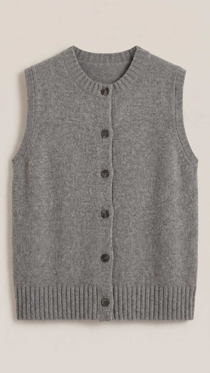 Sylvia knooploze gebreide top