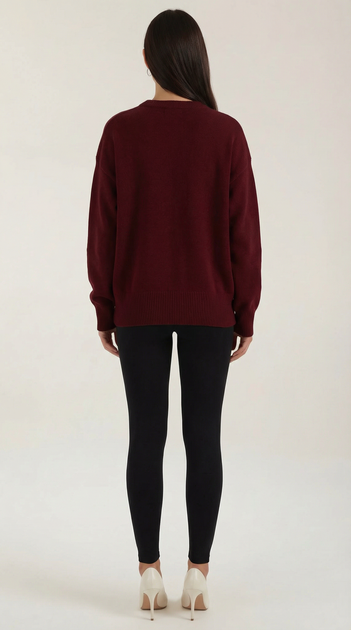 Oversized 'Theresa' Trui - Comfortabele en Moderne Stijl