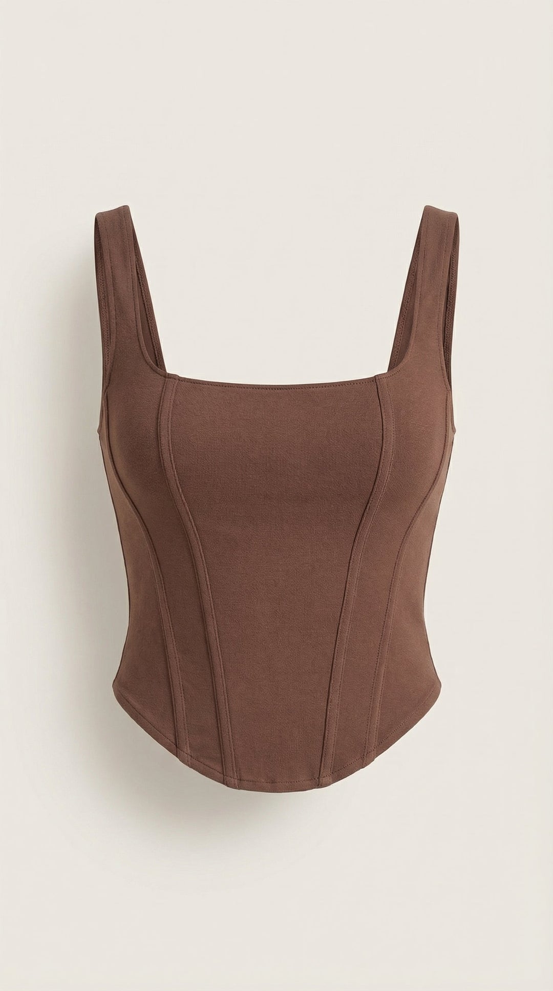 Eloise corset-stijl mouwloze top