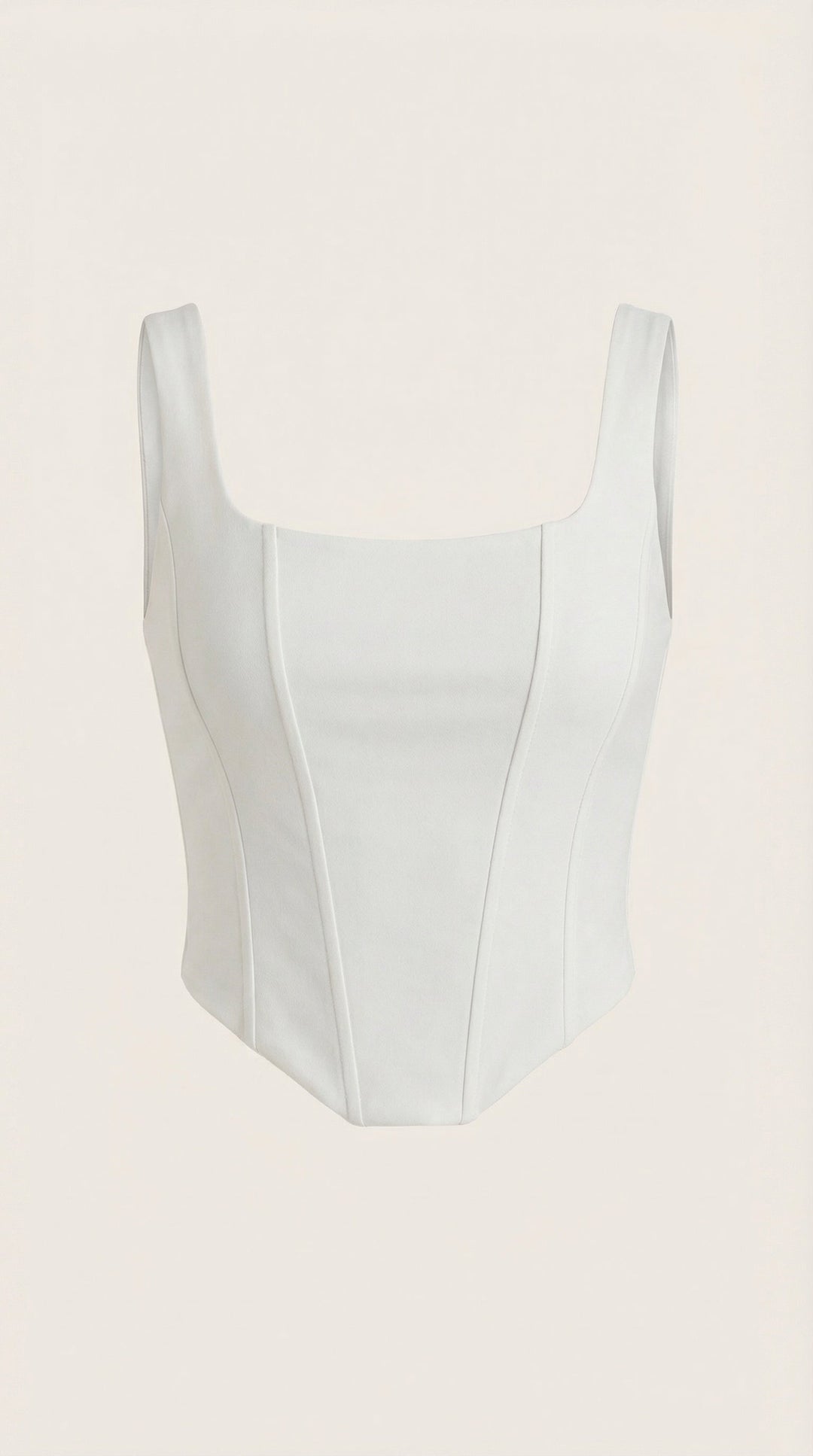 Eloise corset-stijl mouwloze top