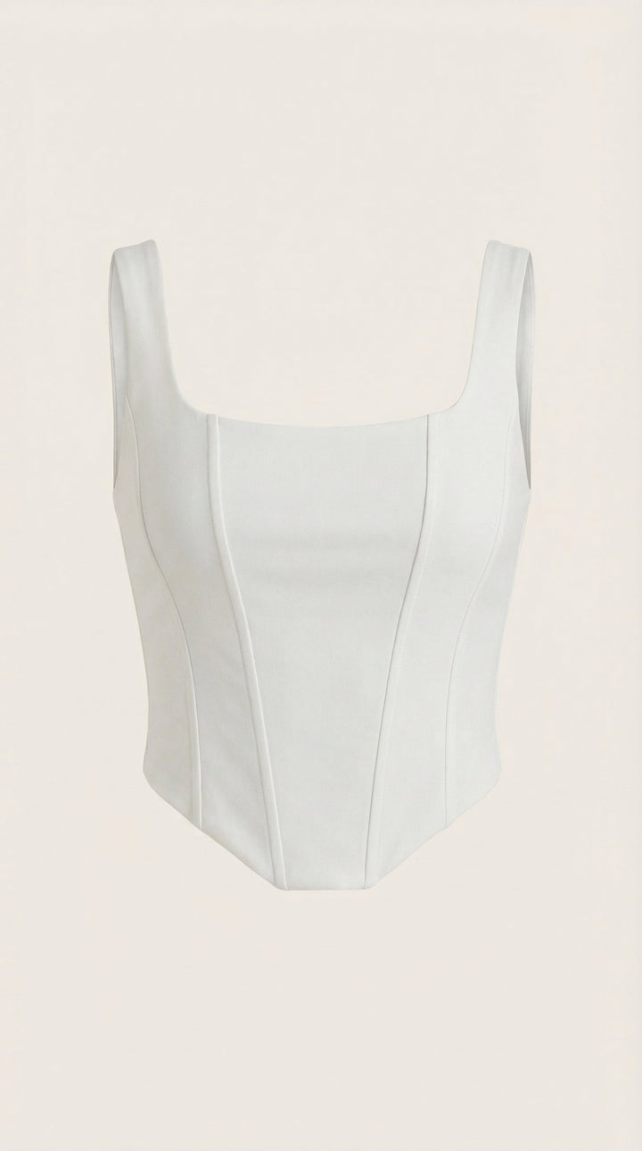 Eloise corset-stijl mouwloze top