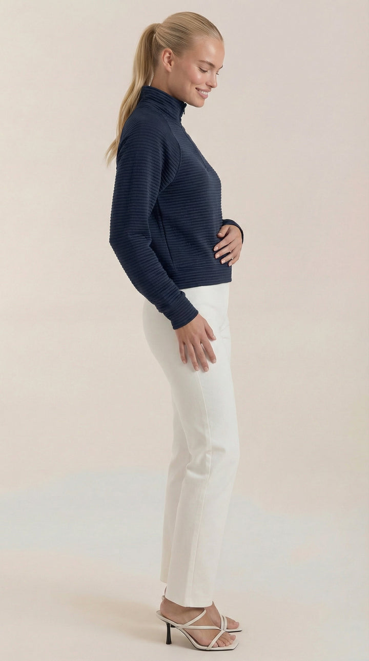 Melinda Polo Half-Zip Pullover