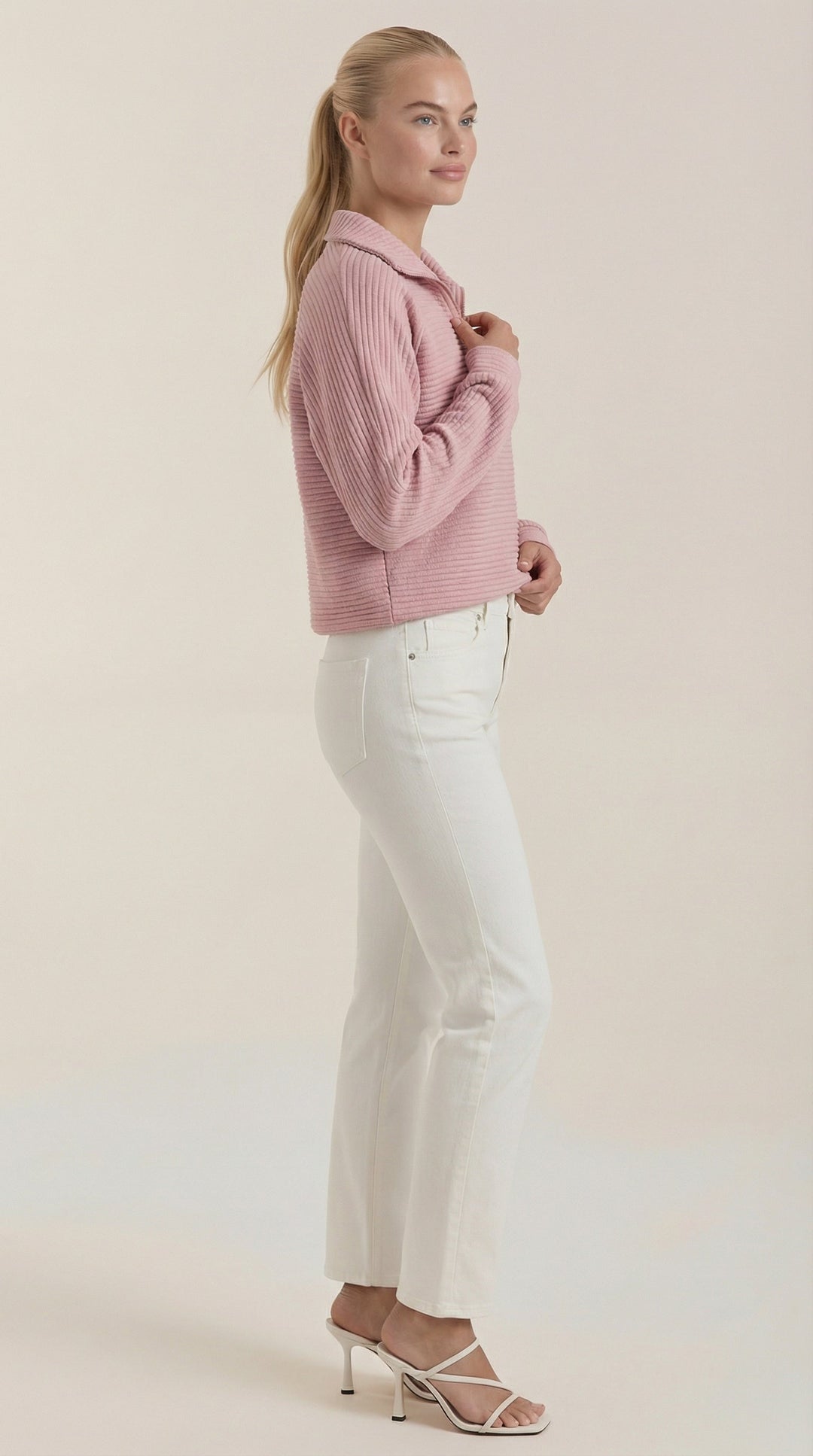 Melinda Polo Half-Zip Pullover