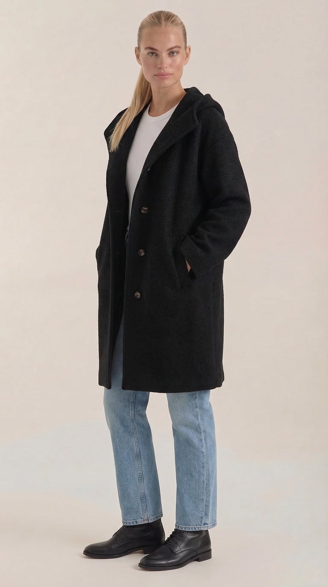 Meredith Lange Hooded Coat
