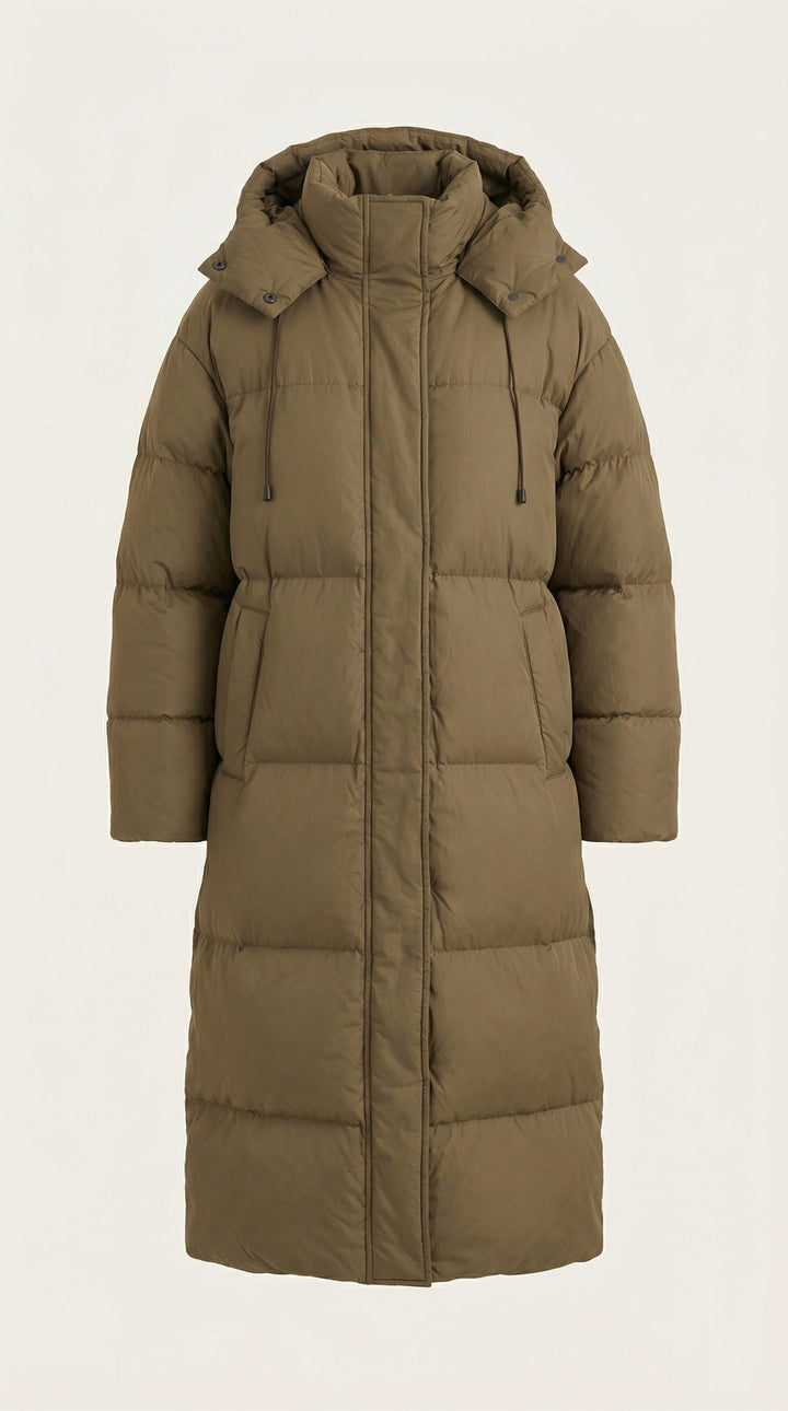 Nora Puffer Gevoerde Jas
