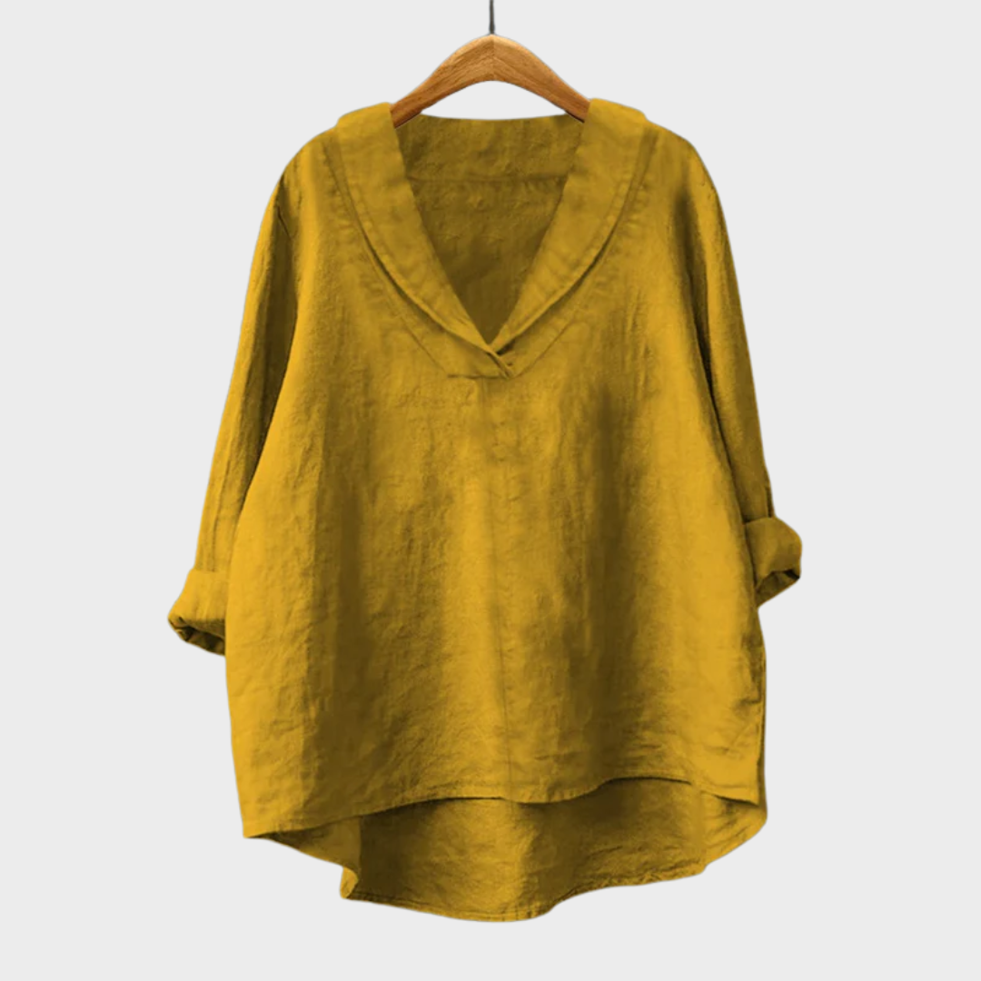 Theresa | Ontspannen V-Hals Blouse