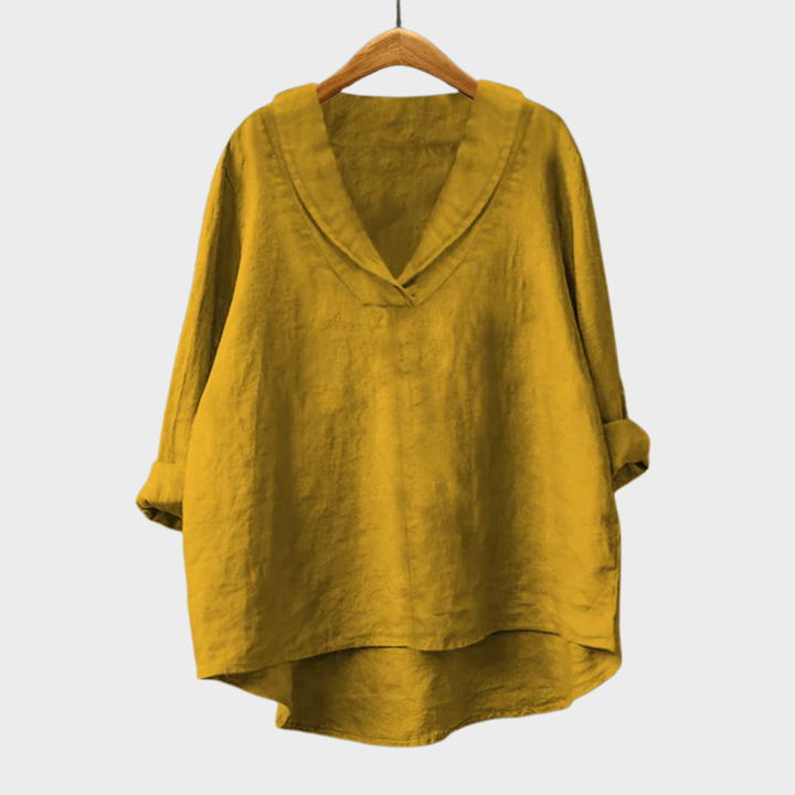 Theresa | Ontspannen V-Hals Blouse