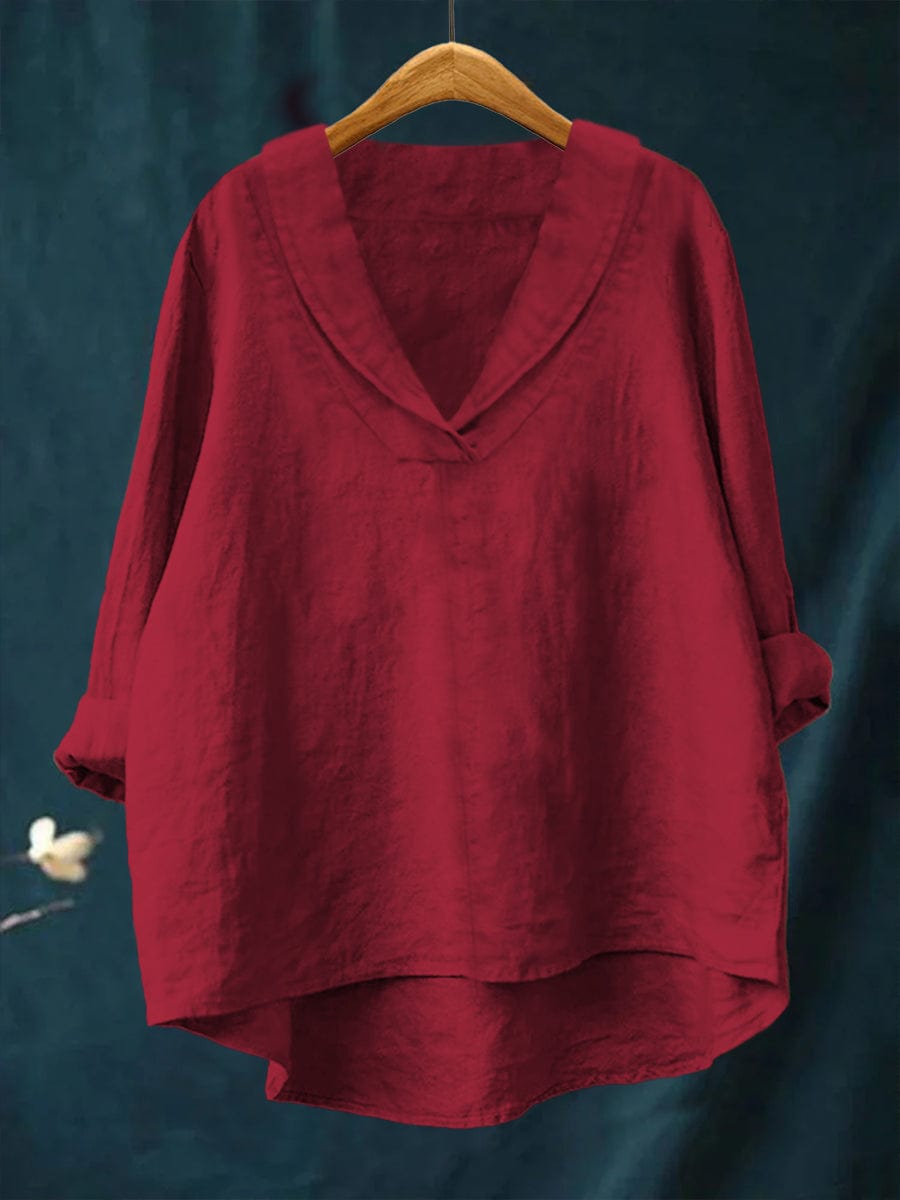 Theresa | Ontspannen V-Hals Blouse