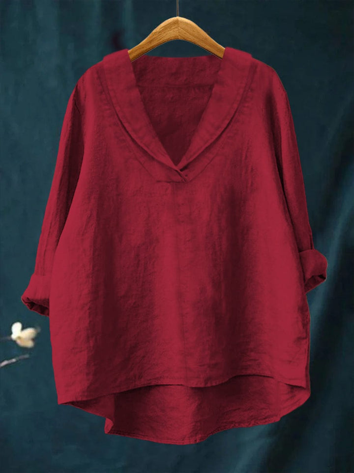 Theresa | Ontspannen V-Hals Blouse