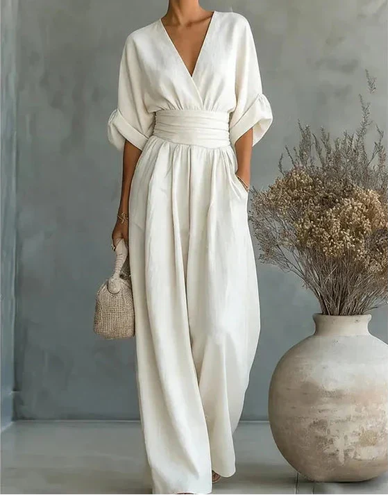 Feline | Elegante, Vloeiende Jumpsuit