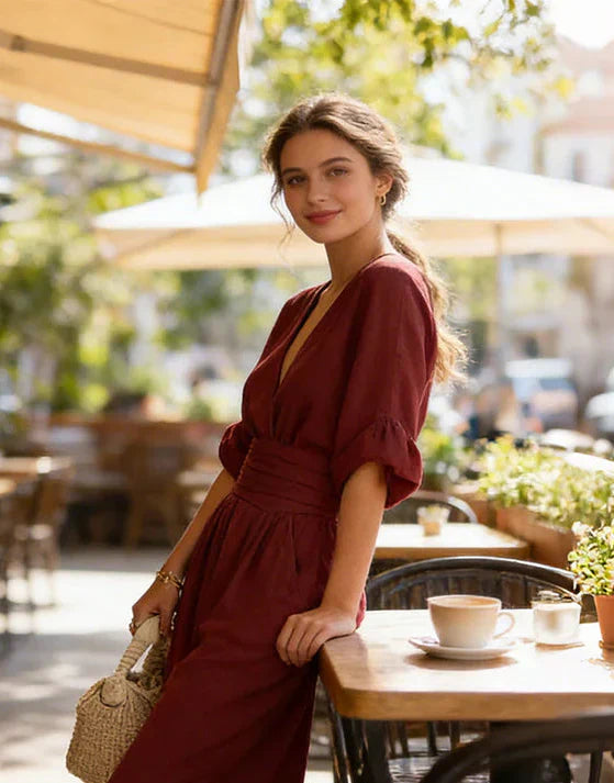 Feline | Elegante, Vloeiende Jumpsuit