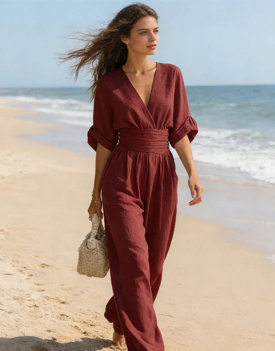 Feline | Elegante, Vloeiende Jumpsuit