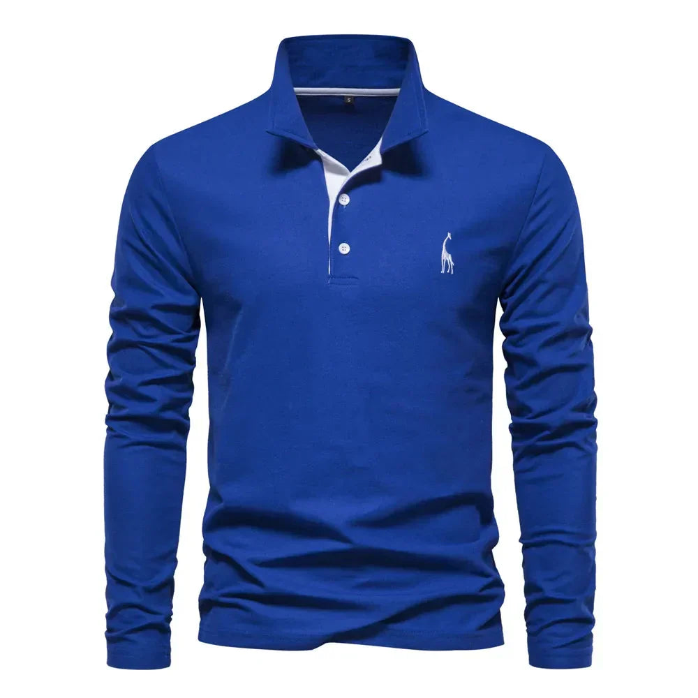 Van Laarhoven Mode | Poloshirt met lange mouwen
