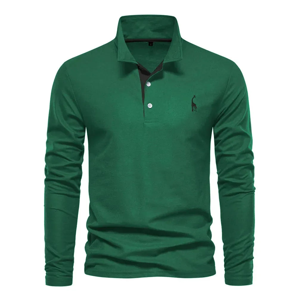 Van Laarhoven Mode | Poloshirt met lange mouwen