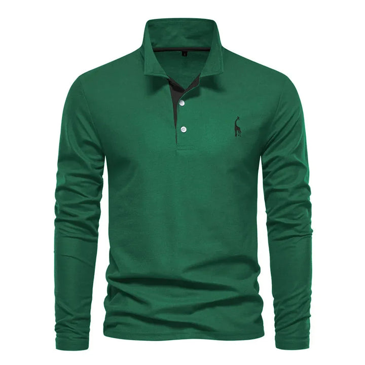 Van Laarhoven Mode | Poloshirt met lange mouwen