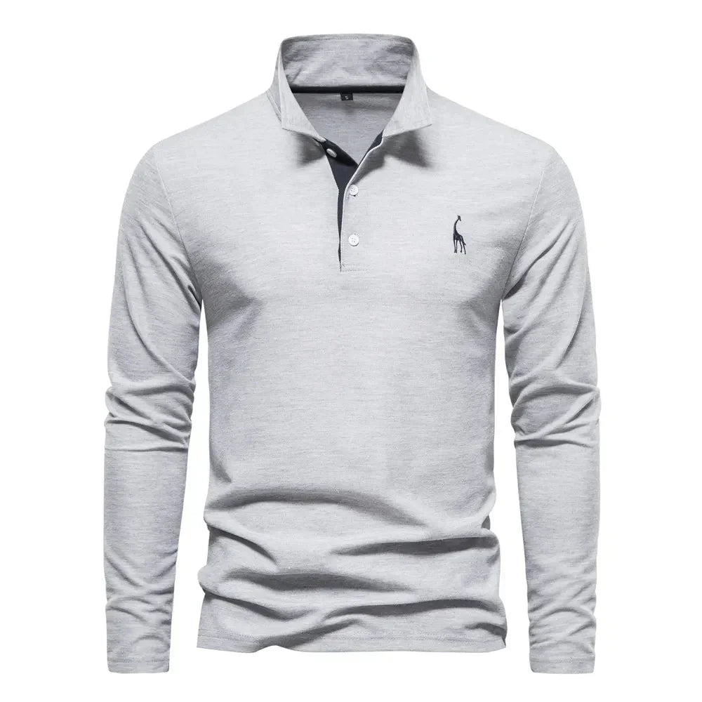 Van Laarhoven Mode | Poloshirt met lange mouwen