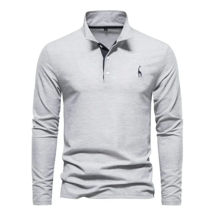 Van Laarhoven Mode | Poloshirt met lange mouwen