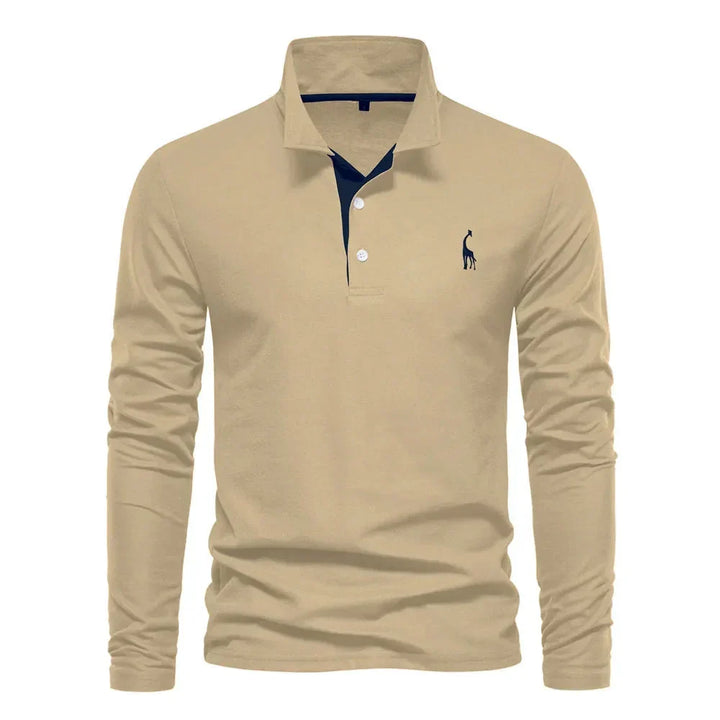 Van Laarhoven Mode | Poloshirt met lange mouwen