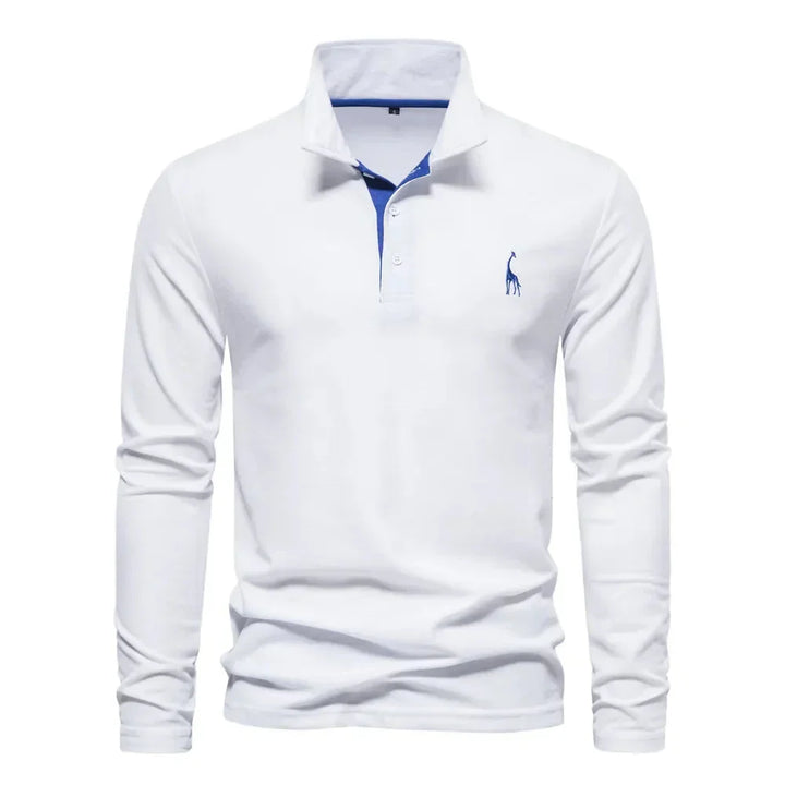 Van Laarhoven Mode | Poloshirt met lange mouwen